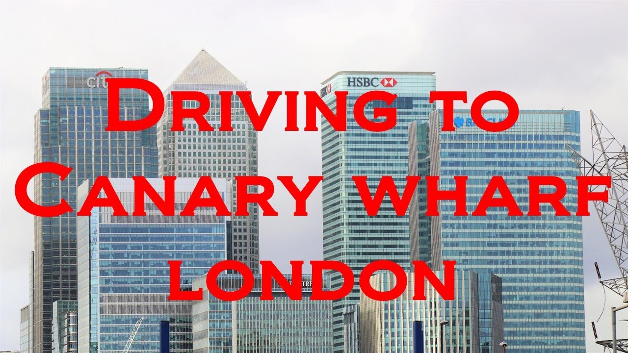 🚗 Driving to Canary Wharf | Canada Square & West India Docks | London 🏙️🌉
