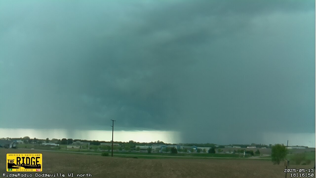 Tuesday, May 13, 2025 time lapse, Dodgeville WI
