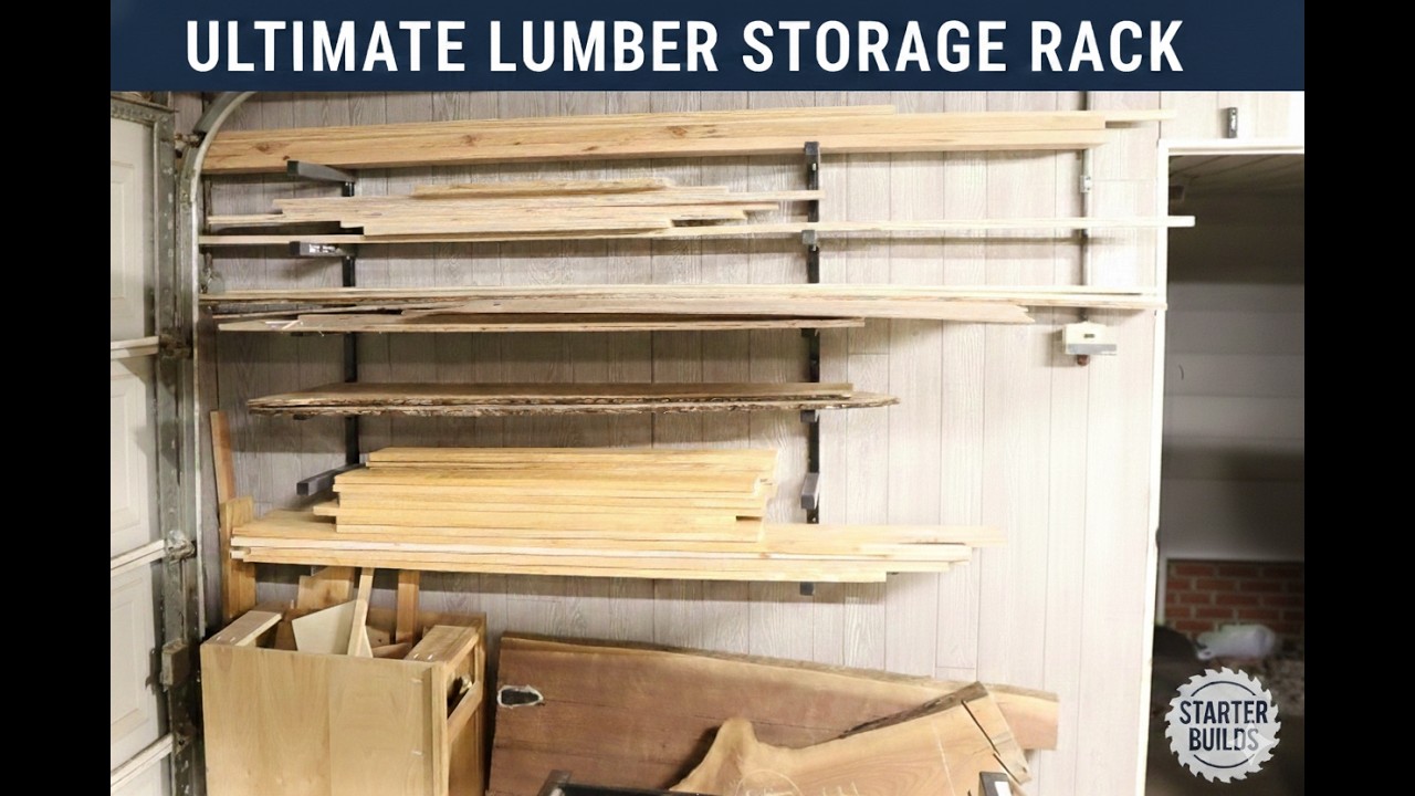 Easy lumber storage rack | Bora Tool Rack
