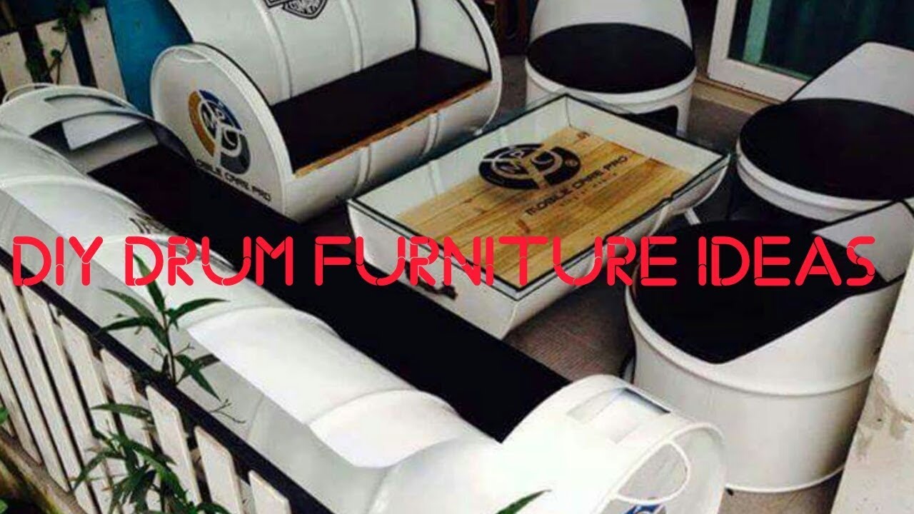 Amazing Best Out Of Waste : Old Oil Drum Converted To New Furniture