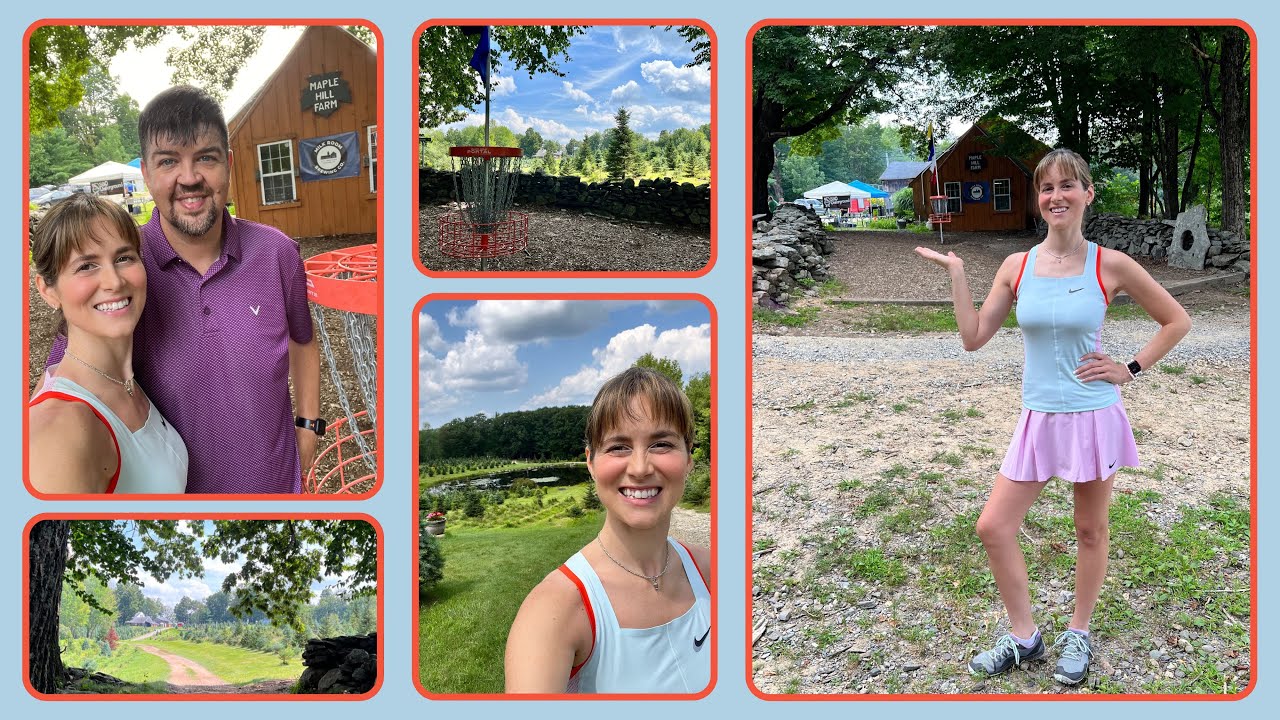 Maple 🍁 Hill 2023 Disc Golf Round in Leicester, MA — #discgolf #dg 
