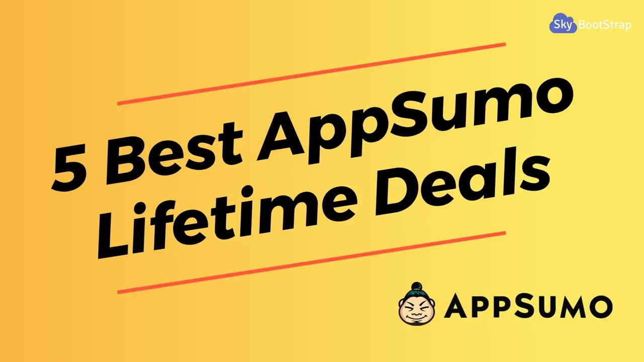 Top 5 AppSumo Lifetime Deals - SaaS Deals - Lifetime Software deals - AppSumo Deals