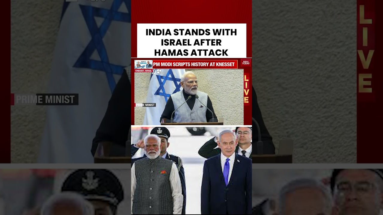 PM Modi&rsquo;s Strong Message to Israel: 'India Stands With Israel With Full Conviction' #pmmodi #israel