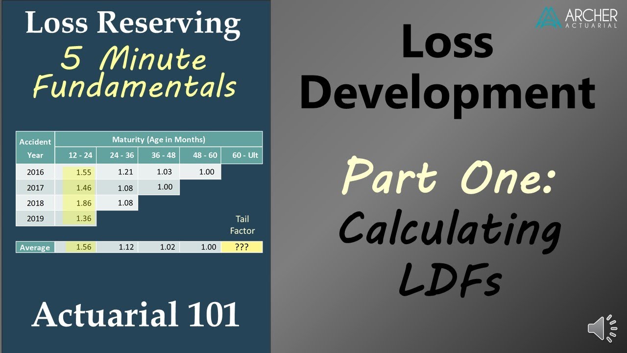 Loss Development - Part 1: Calculating Loss Development Factors (LDFs) - Actuarial 101