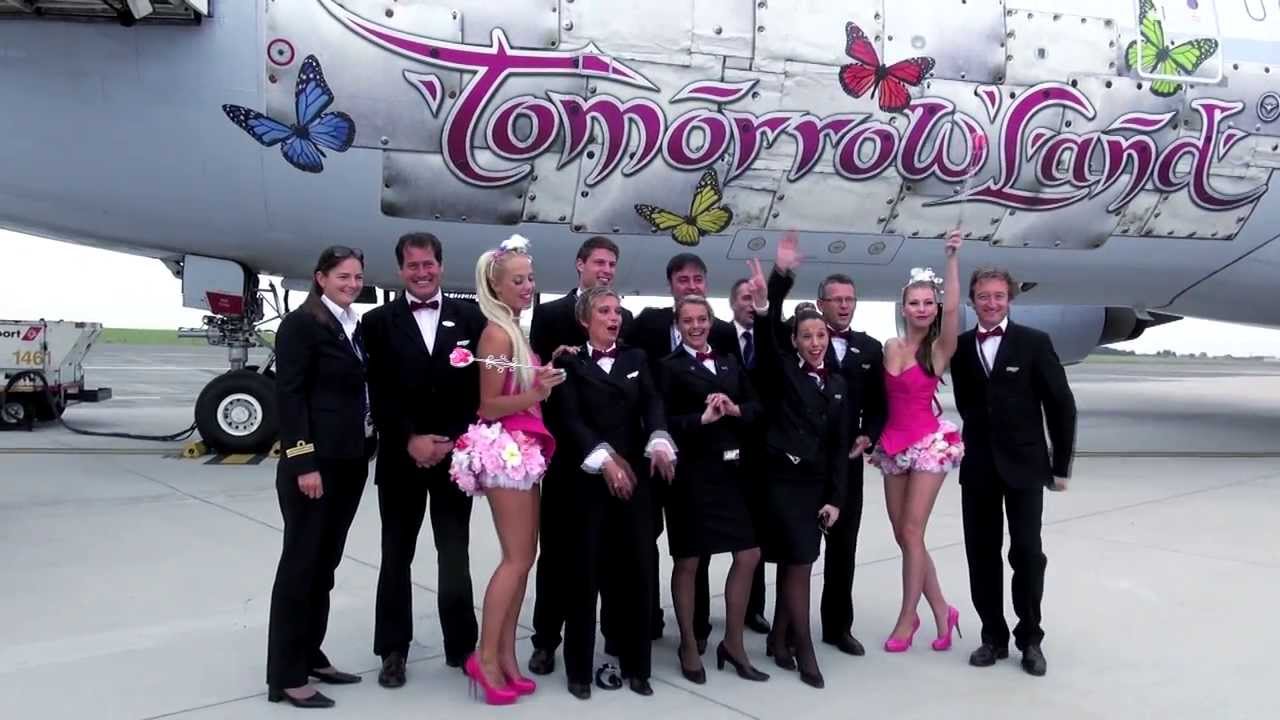 Brussels Airlines Tomorrowland party flights