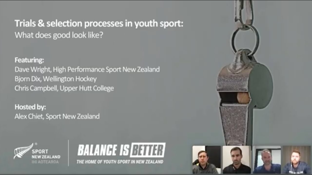 Youth Sport Trials & Selection Processes – What does good look like? | Balance is Better