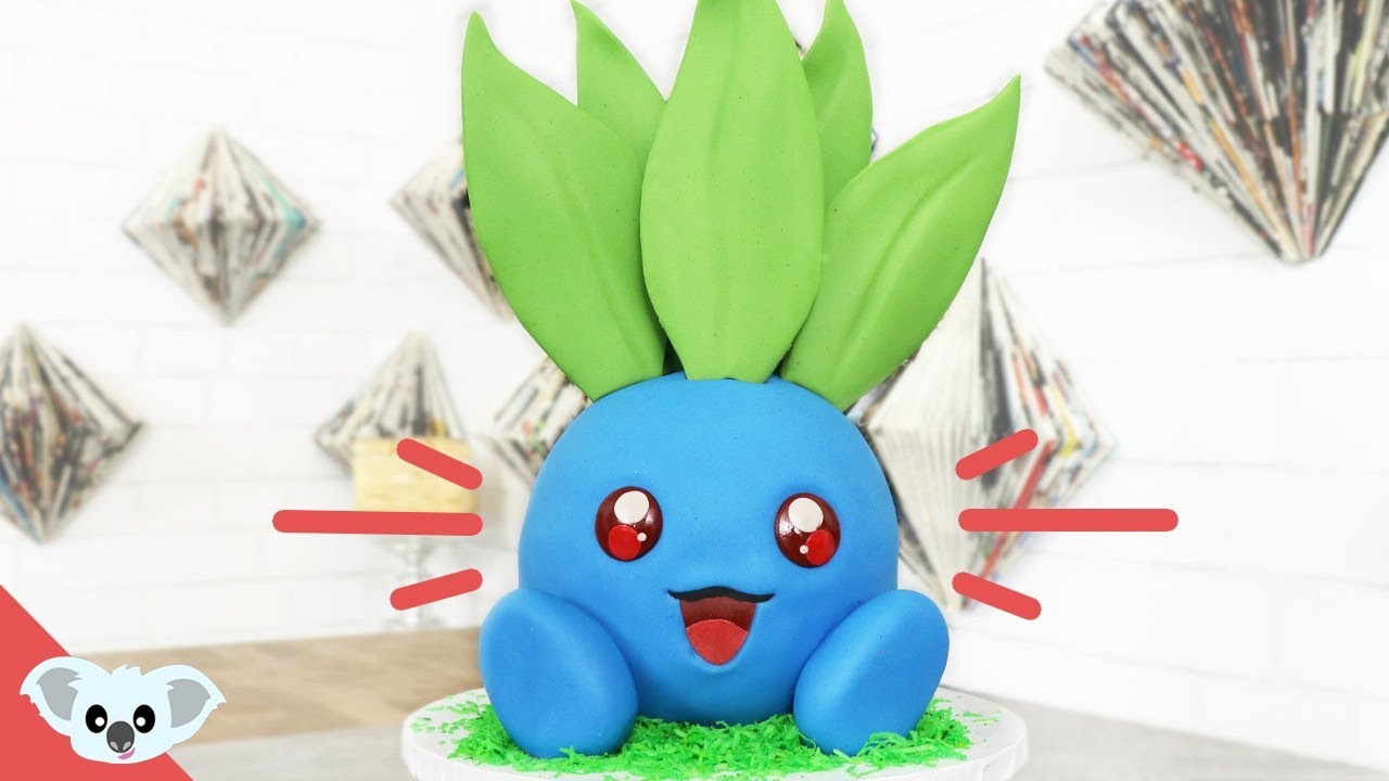 ODDISH CAKE! | Detective Pikachu Pokemon Cake | Birthday Party| Cake Art | Koalipops