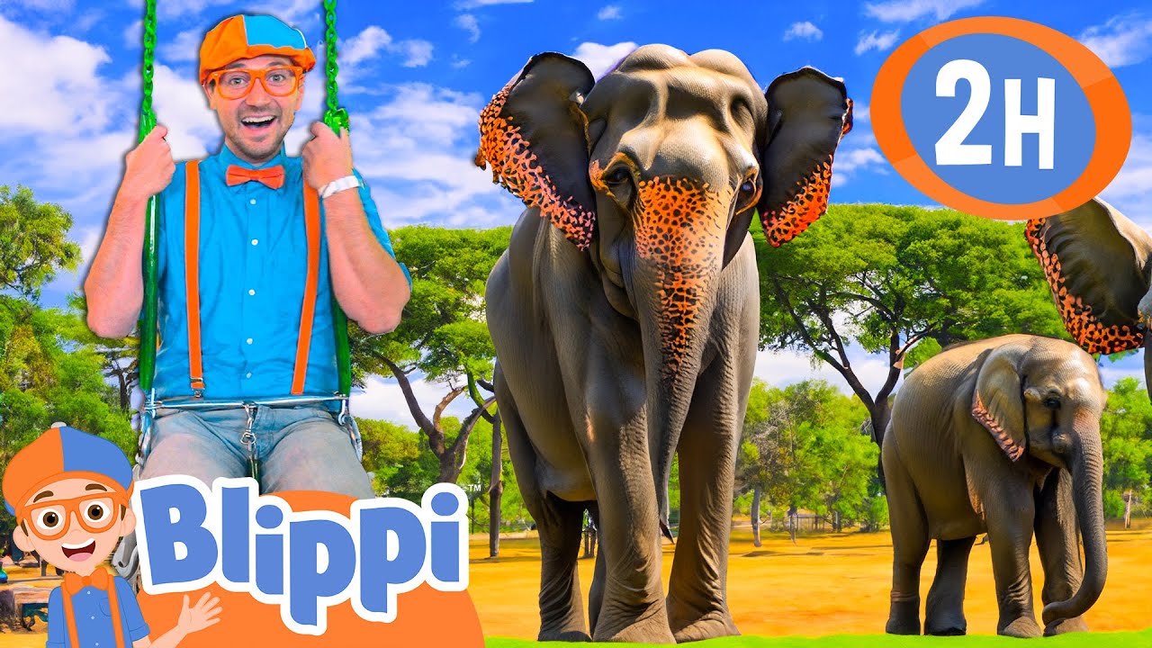 Blippi Learns About Jungle Animals |  Blippi and Meekah Best Friend Adventures | Educational Videos