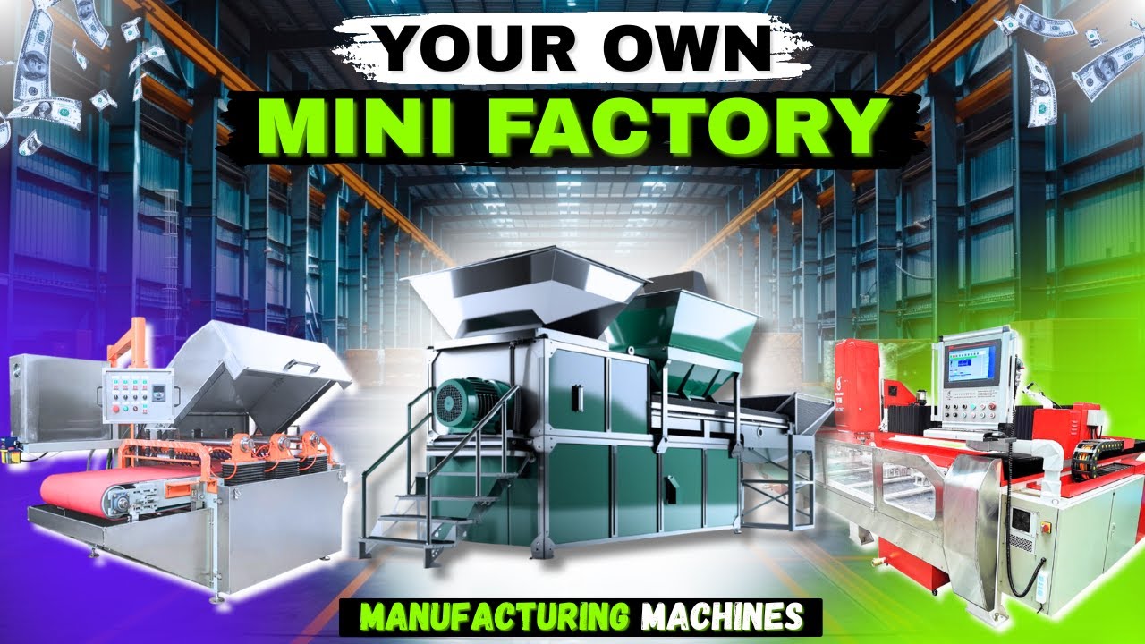 13 Powerful Business Machines for Small Business | mini manufacturing ideas