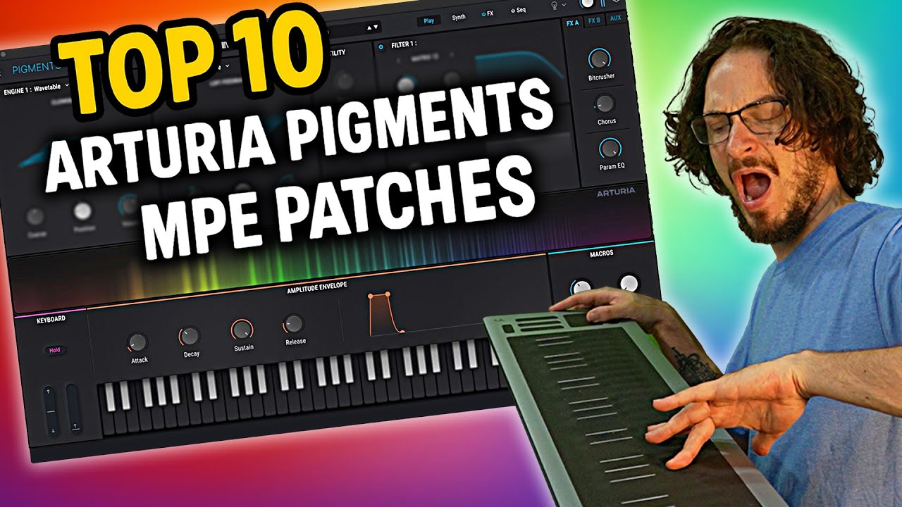 My Top 10 Arturia Pigments Sounds for MPE (Roli Seaboard Demo)