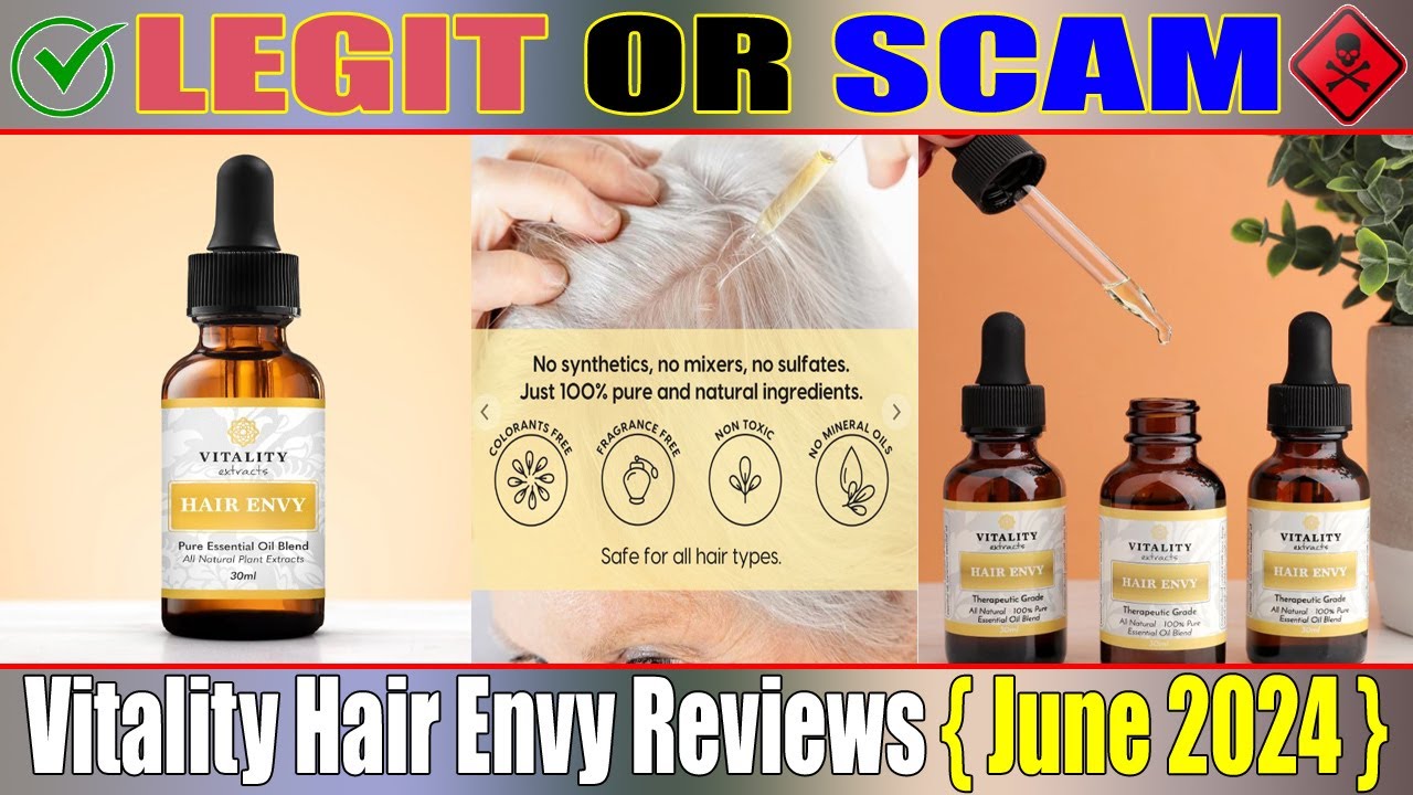 Vitality Hair Envy Reviews (June 2024) Watch Unbiased Review Now! Scam Website Expert