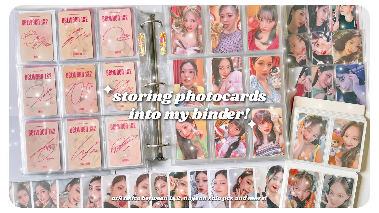storing photocards into my binder #11! ✧ twice between 1&2, nayeon pop + more!