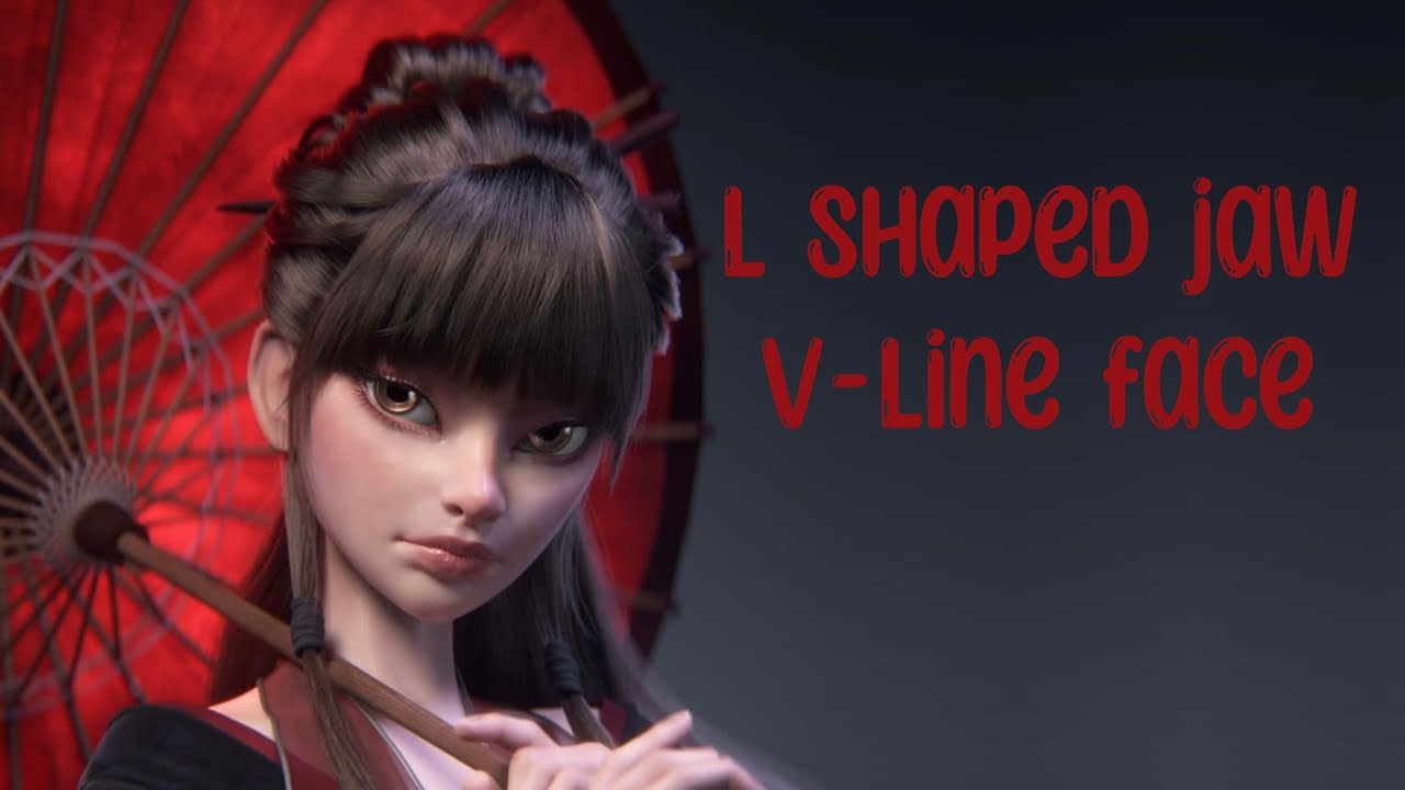 L Shaped jaw + v shaped face {MMM} formula (reupload)