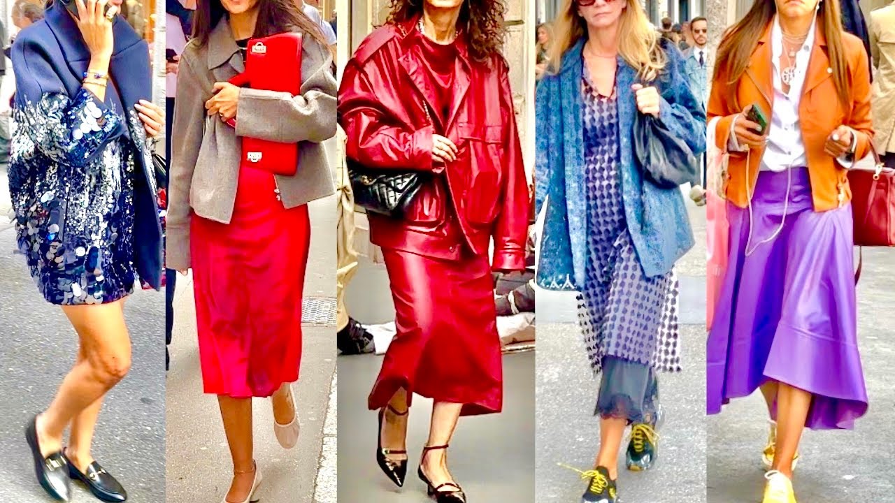 STYLISH FALL OUTFITS 🇮🇹MILAN STREET FASHION TRENDS #vanityfair #voguegermany #mfw