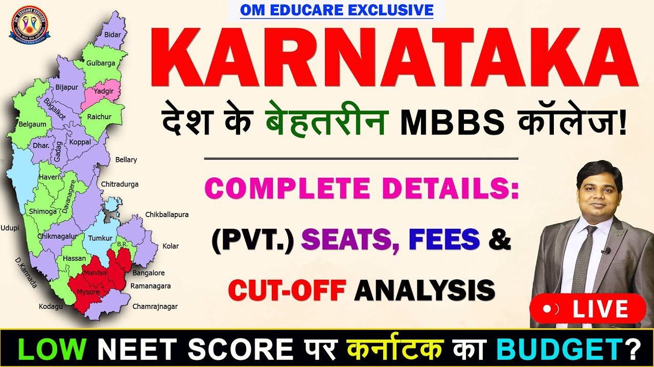 MBBS in Karnataka🔥 Low Fees MBBS College 🔥 Cut-OFF Analysis 🔥 Fees 🔥 Low Score Options🔥