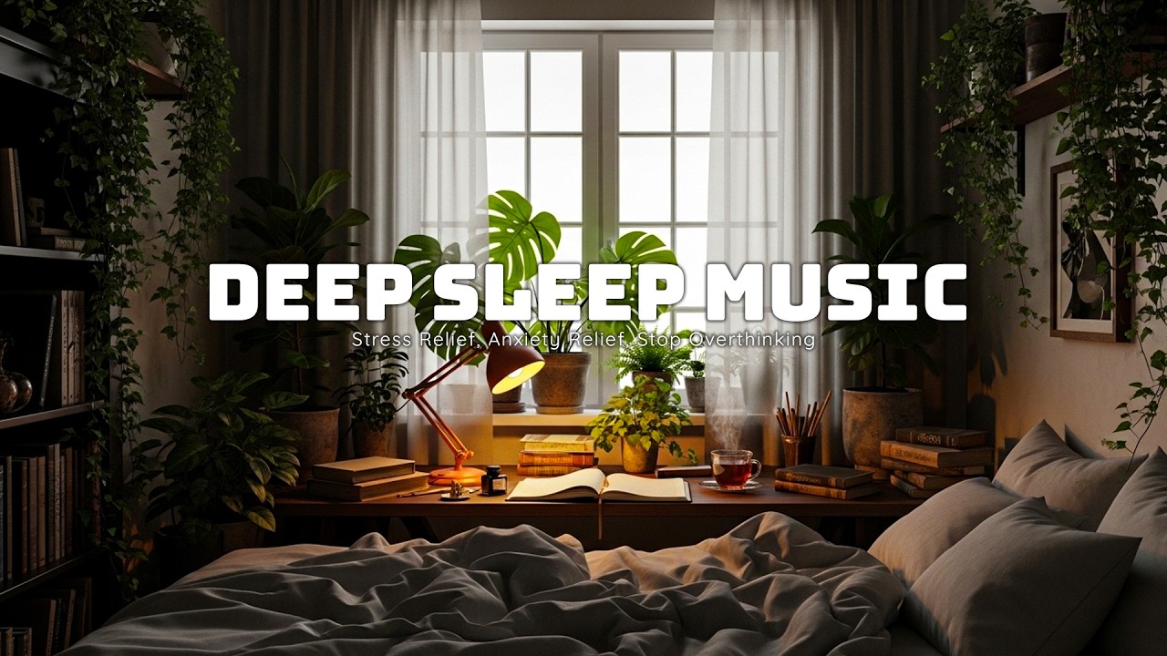 Deep Relaxing Sleep Music | Stress Relief, Stop Overthinking, Anxiety & Insomnia Relief