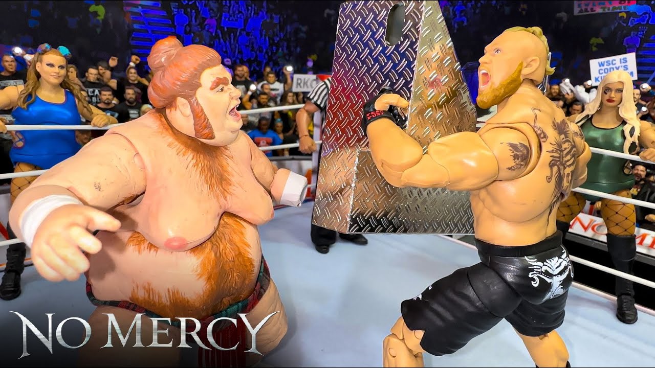 Brock Lesnar vs Fat Man - No Holds Barred Action Figure Match