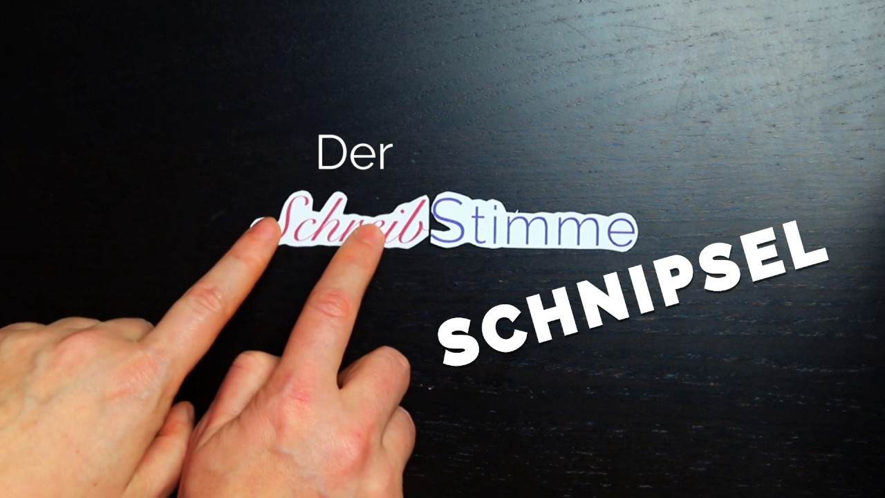 Der SchreibStimme SCHNIPSEL - Digitale Notizen analog in Form bringen