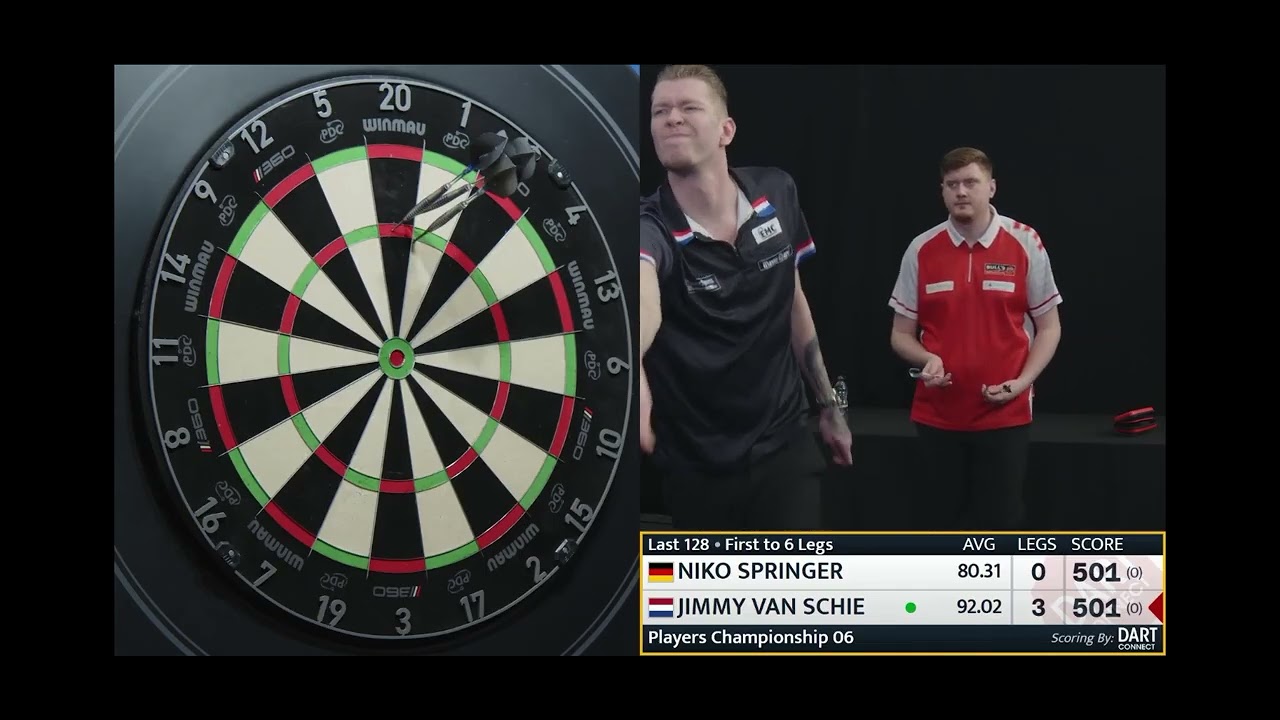 nko springer vs jimmy van schie playerschampionship 6 last 128 [full match]