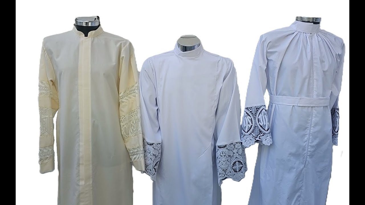 ALBA SACERDOTAL CON GUIPIURE LITURGICO