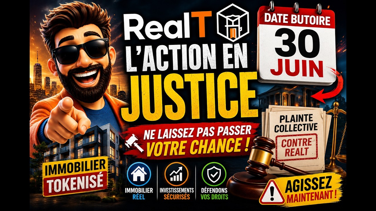 Mon investissement immobilier tokenis&eacute; part en justice (deadline demain)