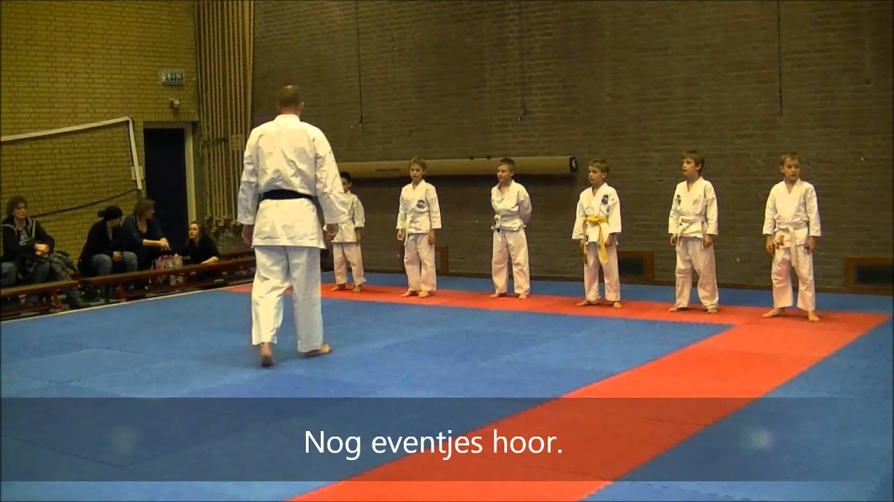 Karate examens  j.v.d.Hoofdakker