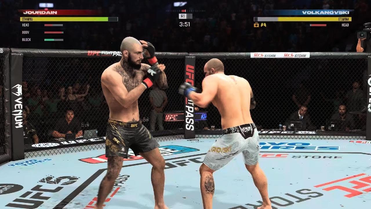 Volkanovski VS Jourdain II For Featherweight Championship