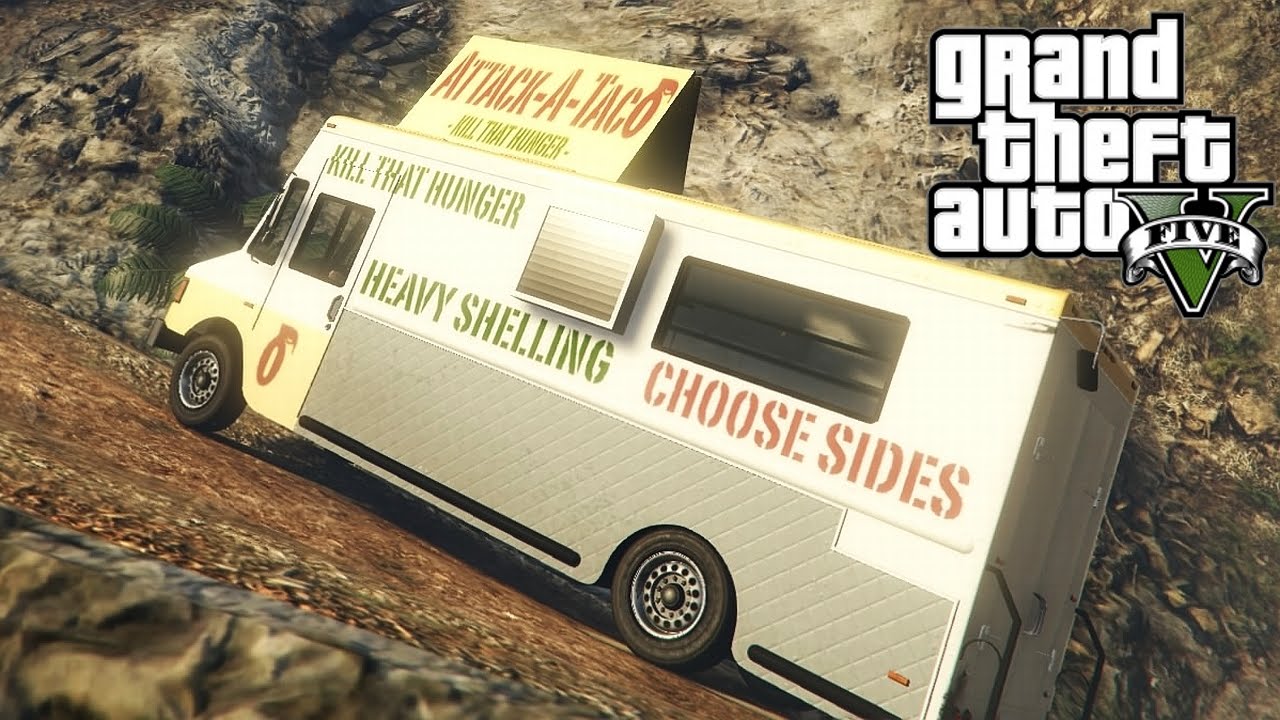 GTA V Next Gen PS4 - Taco Van Test Drive