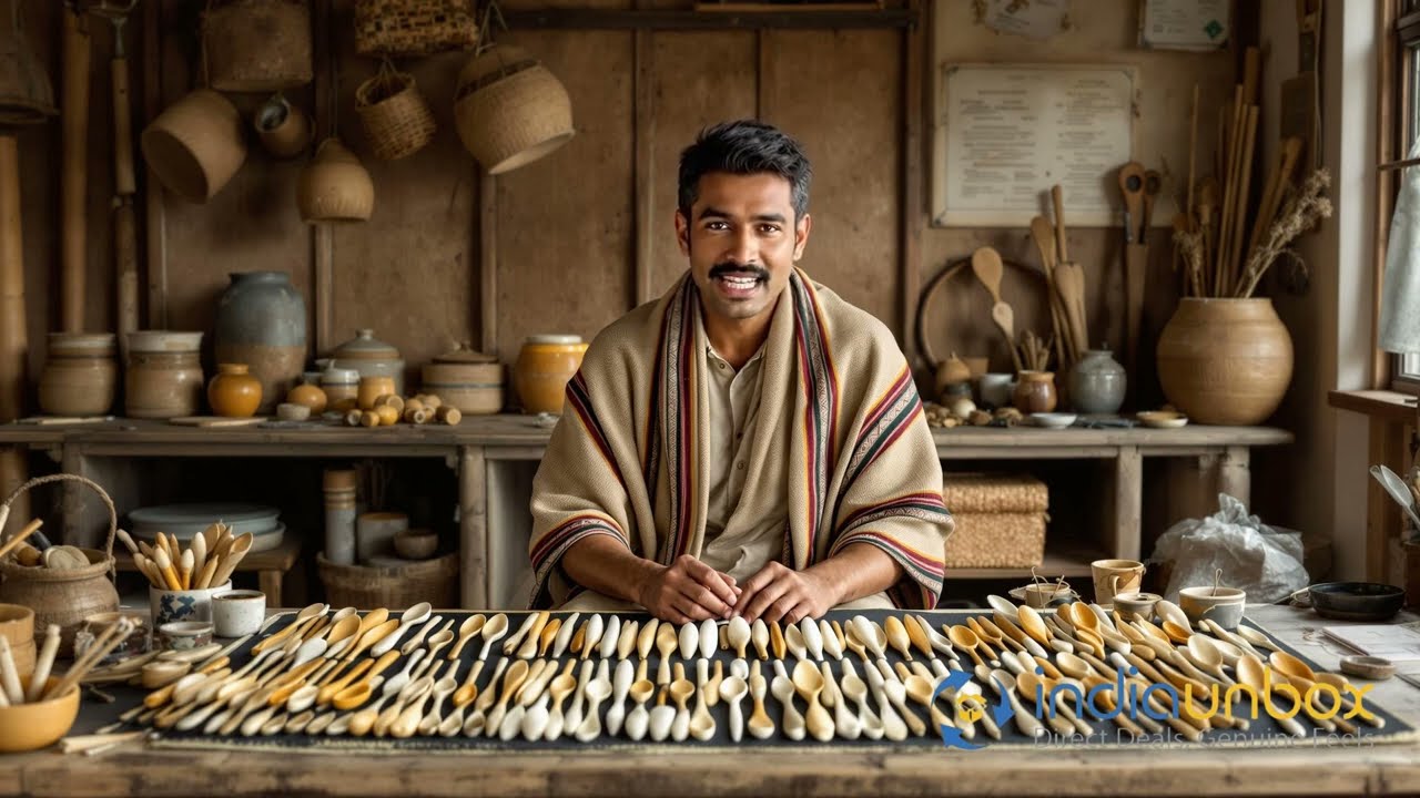 Mizo Handcrafted Horn Spoons &ndash; Sustainable Elegance from Northeast India