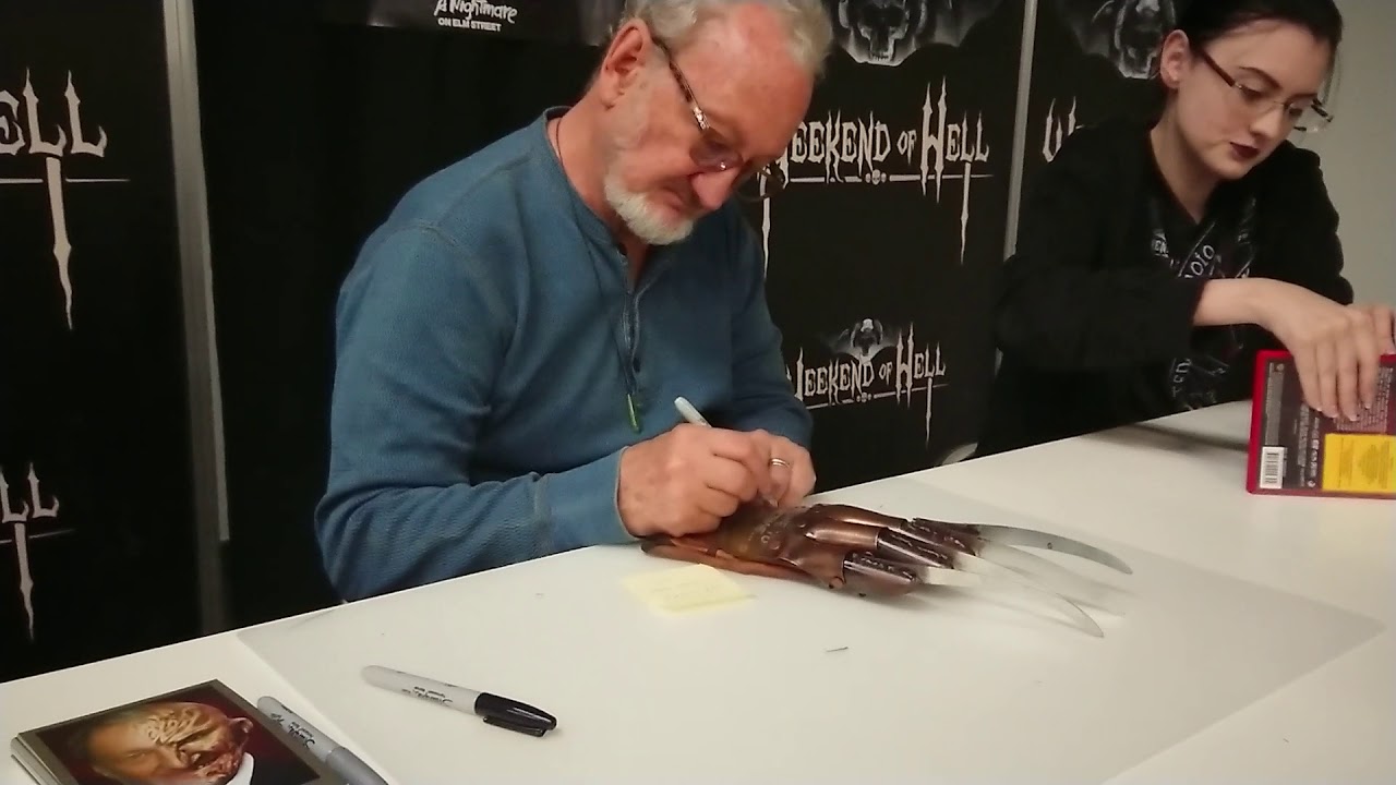 Meeting Freddy Krueger | Robert Englund. Weekend of Hell, 04. Nov. 2018 Dortmund