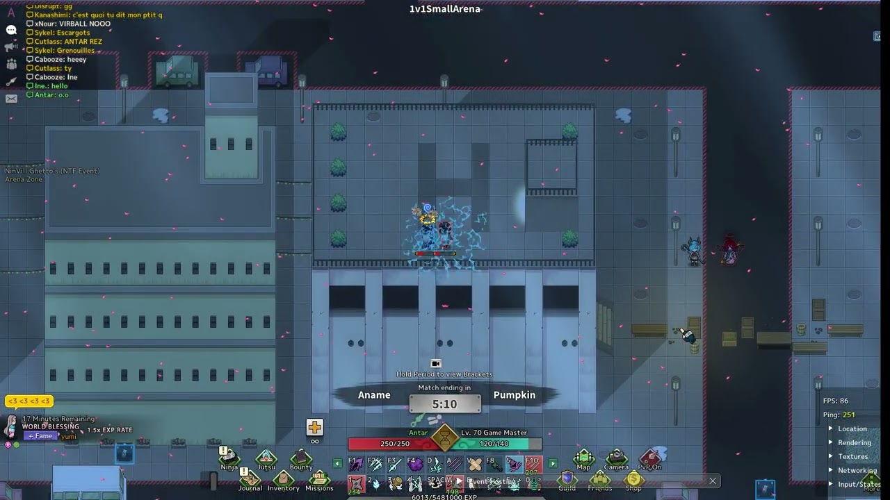 1v1SmallArena! Nin Online