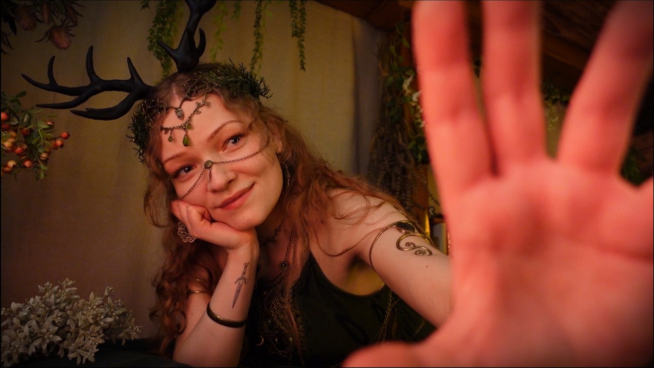 ASMR 🌿 Druidic Spiritual Healing Massage 🌙☾ ⋆*・ﾟ:⋆*・ﾟ