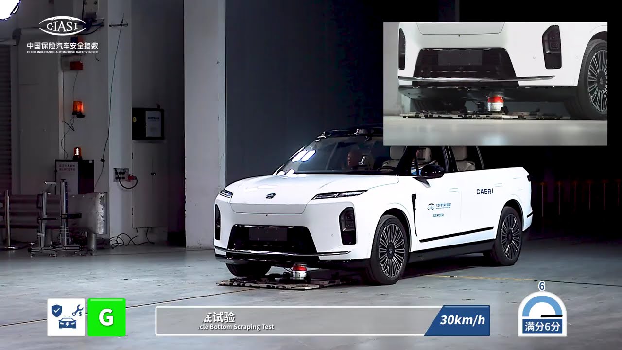 Совершенно новый NIO ES8 EV 2026 года &mdash; результаты краш-тестов C-IASI.