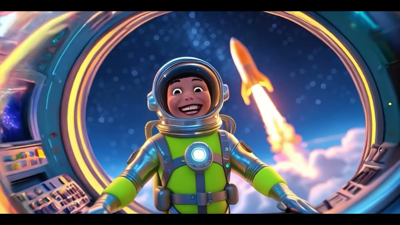 The Spaceship Countdown | Fun Kids Song About Rockets & Space