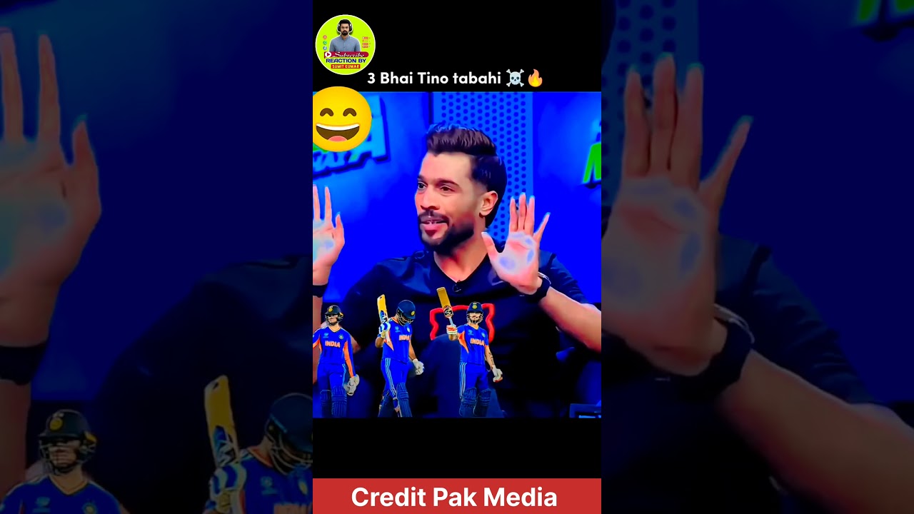 India wins 2026 WC, Mohammad Amir stunned #cricket #reactionbysumitkumar #teamindia #indiancrick