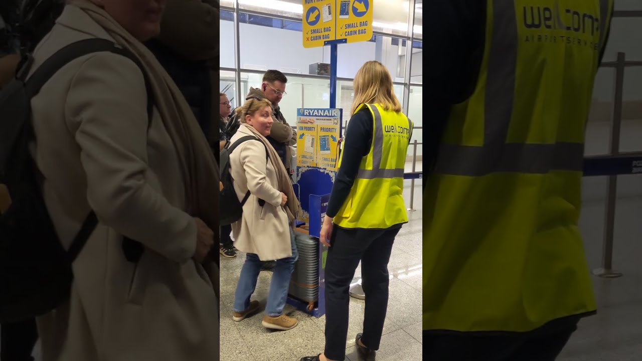 #Ryanair ✈️  #CabinBag 🧳 size 💸 #travel  #tourist
