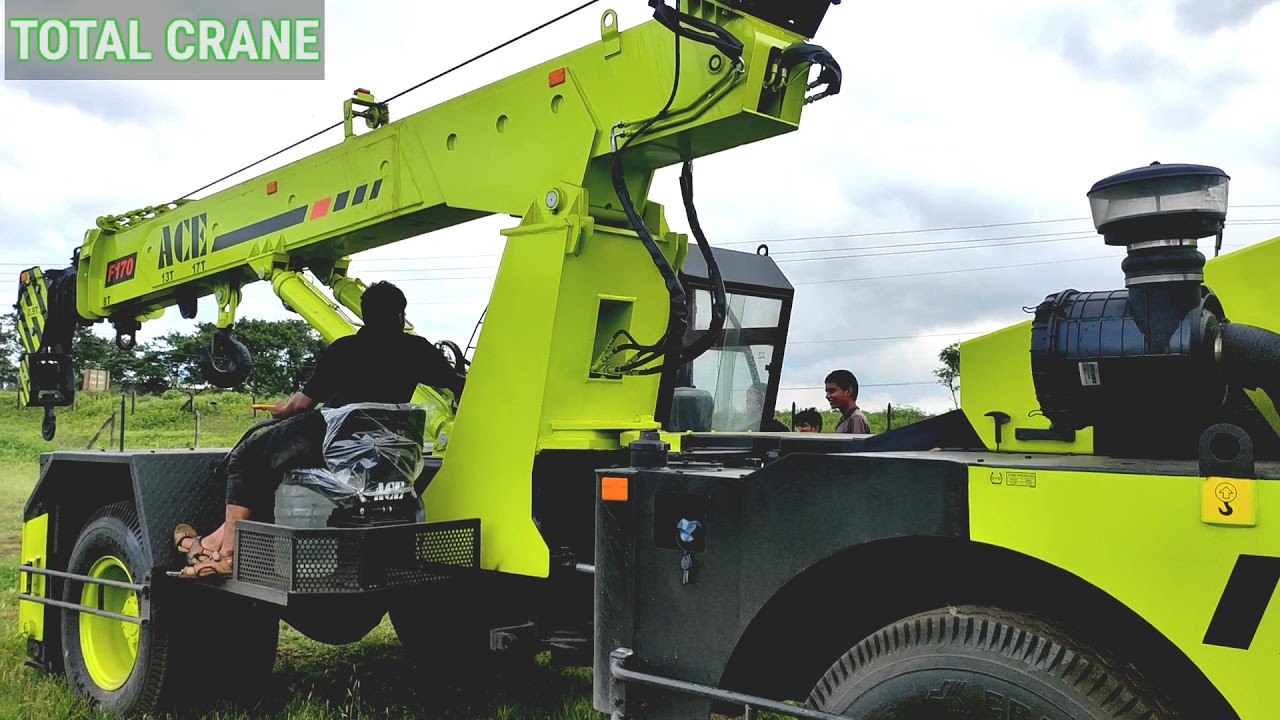New ACE frana crane  17 tan.        ( Bs4 engine) crane video ./ total cranes