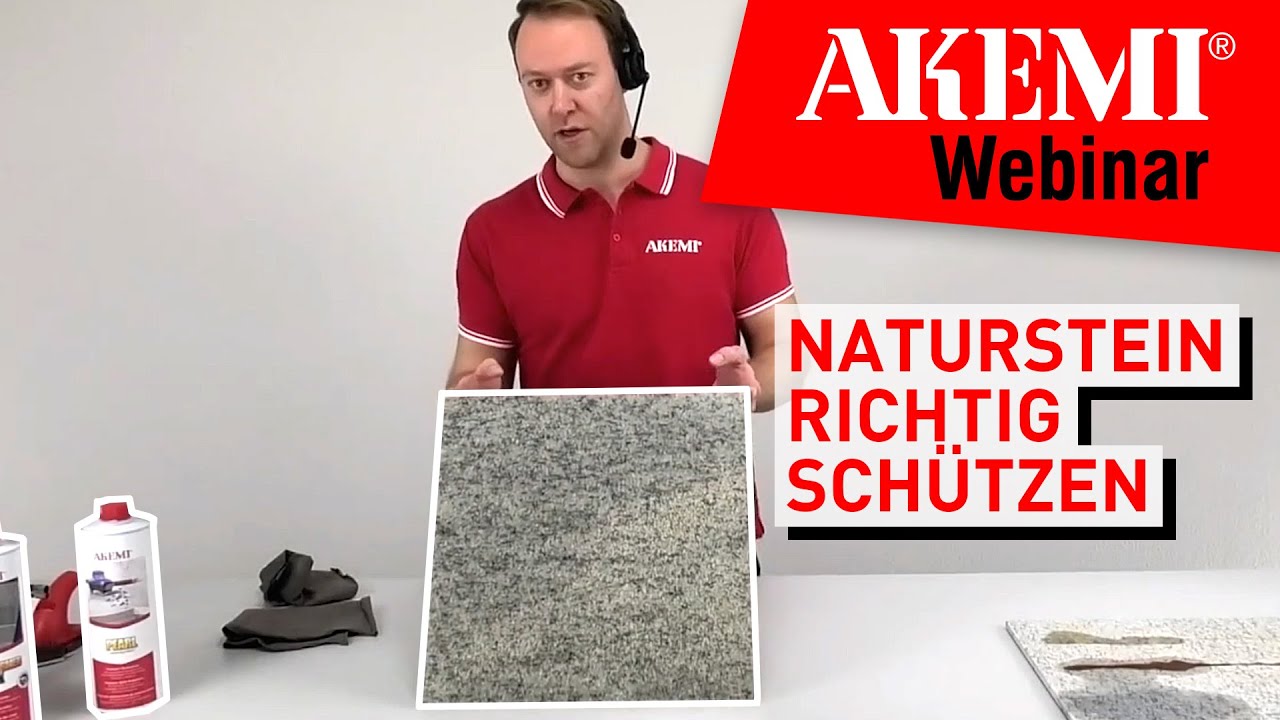 Naturstein richtig schützen – Webinar: schützen Sie die natürliche Schönheit Ihres Steins richtig!