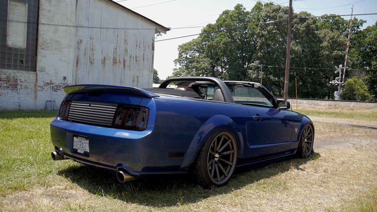 Casey's Bagged Convertible Mustang | H&S Media