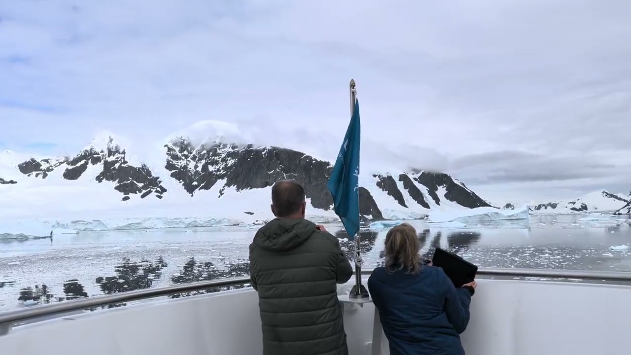 Beautiful glacier watch from the ship 1/21/26