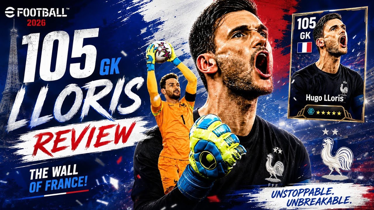 105 Lloris is INSANE! 😱 Full Review | eFootball 2026