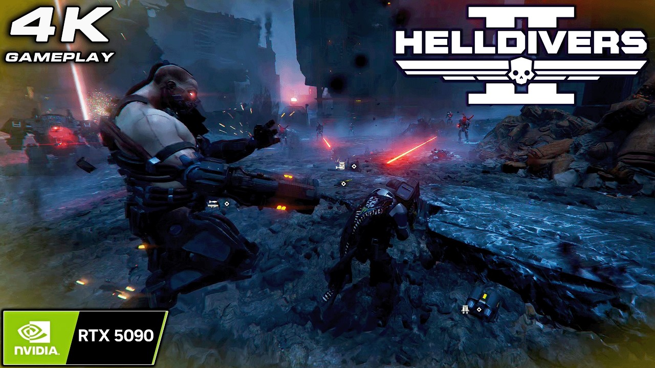 Helldivers 2: 4K Gameplay No Commentary ULTRA Settings | RTX 5090 P1132