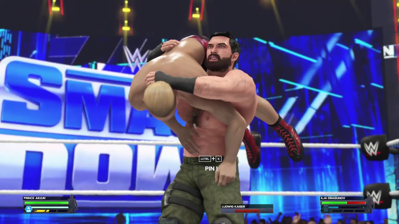 Prince Arjun vs Imperium in a Gauntlet match | Prince and Gunther Rivalry Part 4-5 | WWE 2K24
