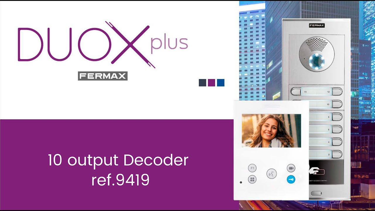 [DUOX PLUS] EN Decoder 10 outputs ref. 9419. Programming and configuration guide.
