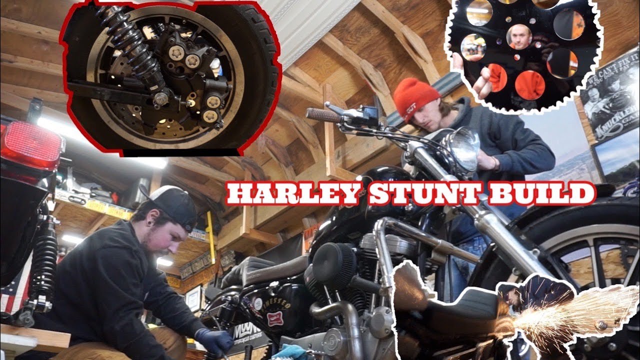 BUILDING MY STUNT HARLEY!