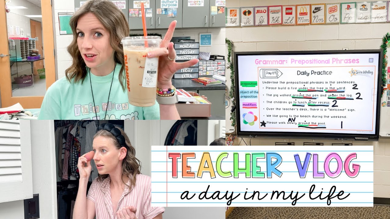 TEACHER VLOG | day in my life with timestamps