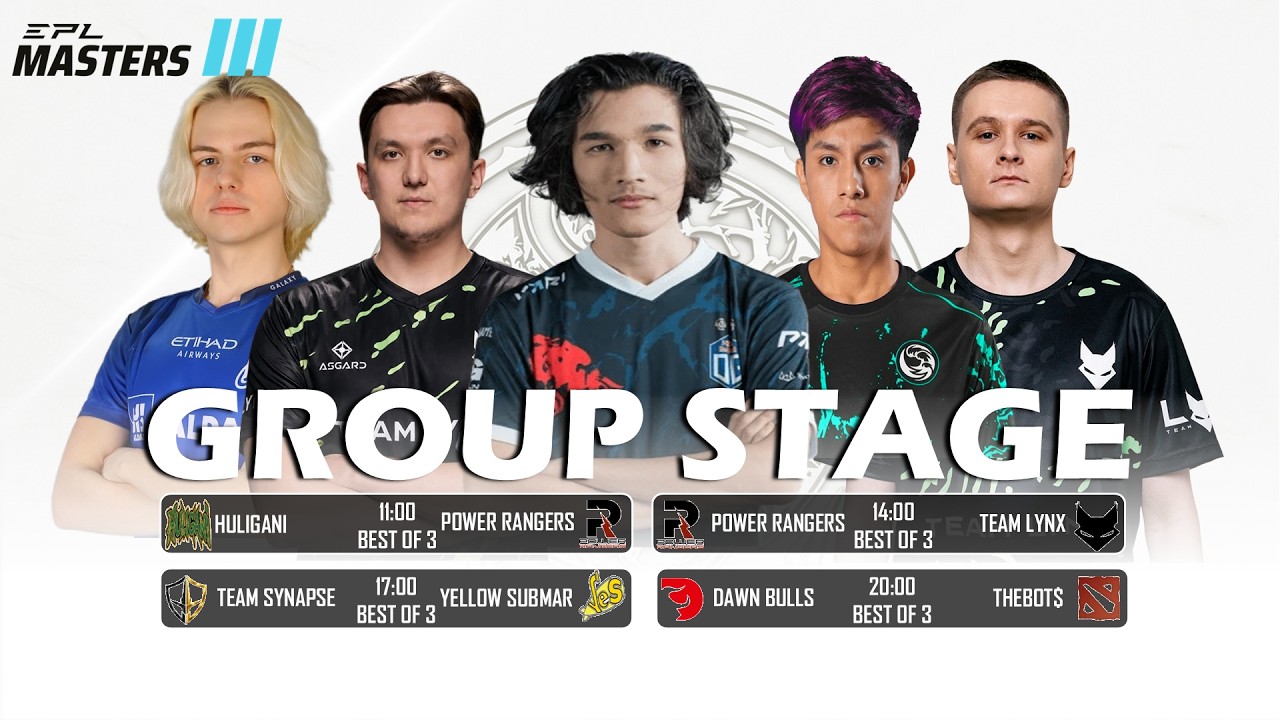 🔴[LIVE] DAWN BULLS vs THEBOT$ | Bo3 | GROUP STAGE | EPL MASTERS III #dota2live