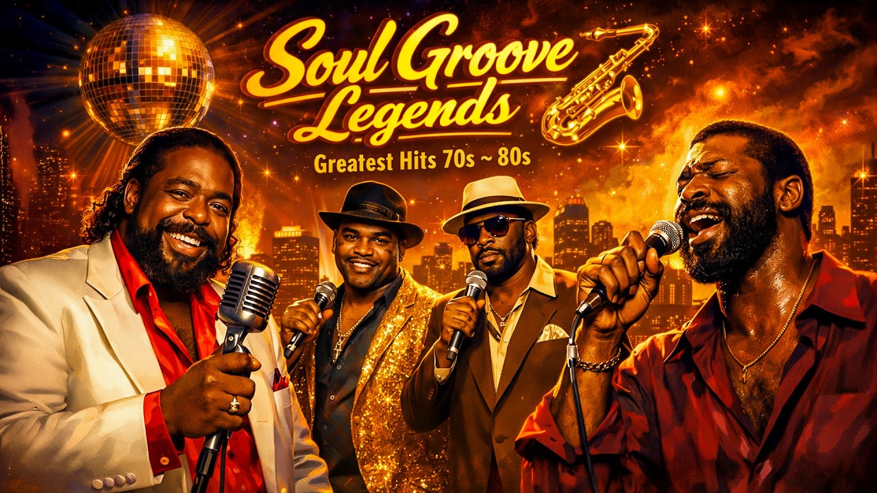 Barry White, Marvin Gaye, Al Green, Stevie Wonder, Luther Vandross - 60's 70's RnB Soul Groove
