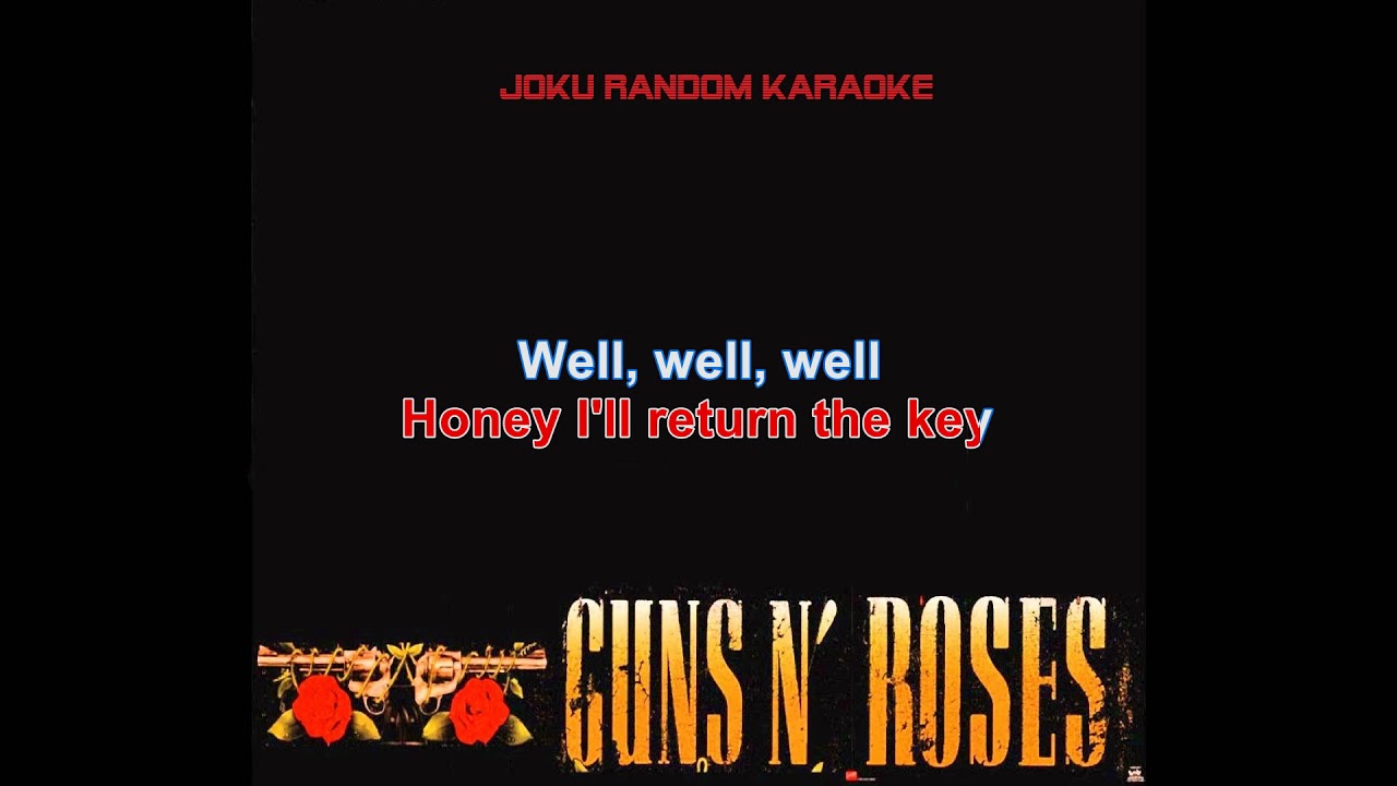 Guns N' Roses - My Michelle [Karaoke]