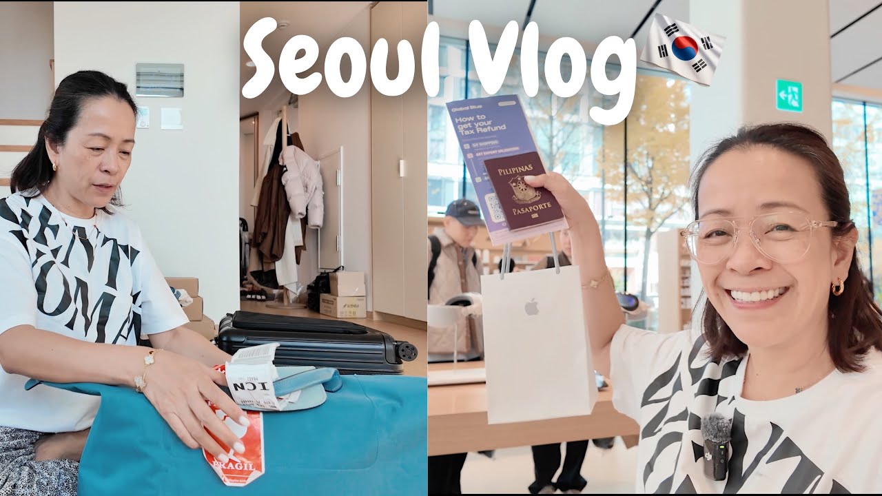 Korea Vlog: Unpacking + Bought an Iphone17 Promax in Seoul!   | Mommy Haidee Vlogs